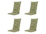 Madison kussen hoge rug aria - 123x50x5cm set van 4