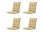 Madison kussen lage rug amora - 105x50x6cm set van 4