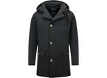 Enos Lange parka met capuchon