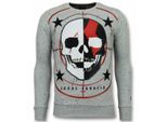 Local Fanatic Skull trui god of war sweater