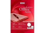 Herlitz Kanzleipapier Office, 250 Doppelbögen, DIN A3/A4 gefalzt, 80 g/m², kariert, ohne Rand, rot