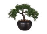 Kunstpflanze Bonsai I Grün Bonsai 26 cm