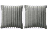 Kissenhülle HEINE HOME, grau, B:40cm L:40cm, Polyester, 100% Polyester, Kissenbezüge, Kissenhülle