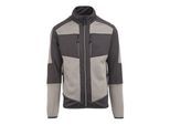 Regatta E-Volve gebreide stretch midlayer voor volwassenen (Mineraalgrijs/antraciet)