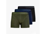 Jack & Jones BASIS BAMBOE Heren 3-Pack Boxershorts Forest Night