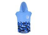 Regatta Kinder/Kids II Camo Handdoek met capuchon (Elysium Blauw)