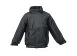 Regatta Kinderen/kinderen Waterdicht Windproof Dover-jasje (Zwart/Ash)