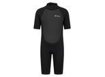 Mountain Warehouse Wetsuit met kort logo voor kinderen/kids (Zwart)