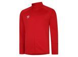Umbro Gebreid trainingsjack voor kinderen/Kids Total Training (Vermiljoen/Zwart)