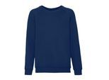 Fruit of the Loom Klassiek Raglan Sweatshirt voor kinderen/Kinderen (Marine)