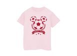 Disney Jongens Mickey Voetbalhoofd T-Shirt (Baby Roze)