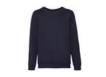 Fruit of the Loom Klassiek Raglan Sweatshirt voor kinderen/Kinderen (Deep Navy)