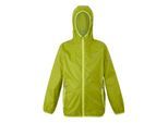 Regatta Groot Buitenshuis Kinderen/Kinderen Lever II Packaway Rain Jacket (Grenoble groen/wild lime)
