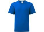 Fruit Of The Loom Iconisch T-shirt Kinderen / Kinder (Royaal Blauw)