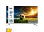 JTC-24 40 Zoll / 100 cm QLED Smart Fernseher JTCSQ40F39405G, Android TV, Play Store, Google Sprachsteuerung, Triple Tuner, Bluetooth, Rahmenlos-Design