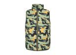 Mountain Warehouse Kinderen/Kinderen Rocko Camo Gewatteerd Gilet (Donkere Khaki)