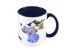 K-Pop Demon Hunters Two Tone Derpy Tiger Mok (Marineblauw/Wit/Blauw)