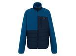 Regatta Heren Frankie Borg Full Zip Hybride Jas (Marine/Snorkelblauw)