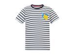 Regatta Bosley Stripe T-shirt voor kinderen/Kinderen (Wit/Zwaar)