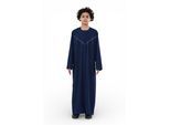 Kinderen jongens Eid marineblauw Marokkaanse Thobe gewaad Djellaba Ramadan Eid Jubba- K-HM10
