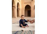 Kinderen Jongens Marineblauw Baby Ramadan Marokkaanse Thobe Gewaad Emirati Eid Jubba LFS-B-TT003