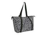 Regatta Boulder Zebraprint boodschappentas (Zwart/Wit)