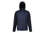 Regatta Heren Navigate Quilted Hybride Jas (Marine/Seal Grijs)