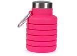 Trespass Vavo opvouwbare silicone waterfles (Flamingo Roze)