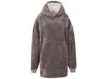 Trespass Uniseks Volwassen Knusse Oversized Hoodie Deken (Stormgrijs)