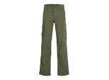 Jack And Jones Jongens Kane Harlow Cargo Broek (Groen)