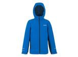 Regatta Hurdle geïsoleerde waterdichte jas voor kinderen (Snorkelblauw/Moonlight Denim)