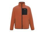 Regatta Heren Frankie Full Zip Fleecejack (Baksteen/Zwart)