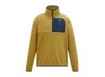 Regatta Heren Frankie Half Zip Fleece Top (Houtbruin/Navy)