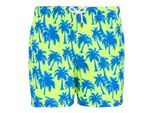 Regatta Heren Loras Palm Zwemshort (Scherp Groen/Sonisch Blauw)
