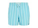 Regatta Heren Loras gestreepte zwembroek (Scandinavisch blauw/wit)