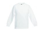 Fruit Of The Loom Kinder Unisex Premium 70/30 Sweatshirt (Wit)