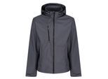 Regatta Heren Venturer 3 Layer Hooded Soft Shell Jacket (Afdichting Grijs/Zwart)