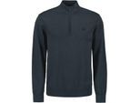 No Excess Pullover half zip 2 coloured melang night