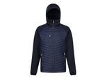 Regatta Heren Navigate Hybride Hooded Jacket (Marine/Seal Grijs)
