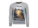 Local Fanatic Stormbitch rhinestone sweater