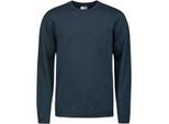 No Excess Pullover crewneck 2 coloured melang navy