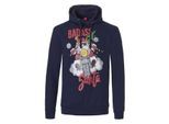 Apollo Heren kersttrui met capuchon badass santa hoodie kerst print