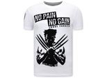 Local Fanatic Print-shirt wolverine t-shirt x man