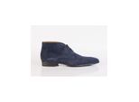 Giorgio 38205 halfhoge suede donker blauwe veterschoen