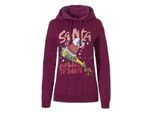 Apollo Dames kersttrui met capuchon santa is coming to town hoodie kerst print