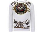 Tony Backer Sweater met print snake skull