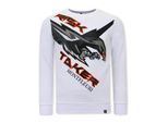 Montfleuri Sweater met print eagle head