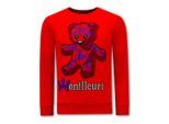 Montfleuri Sweater met print teddy bear 3617