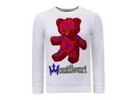Montfleuri Sweater met print teddy bear 3617