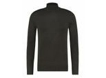 Purewhite Essential knit mockneck army